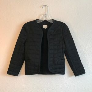 Aritzia Wilfred Quilted Black Blazer 00